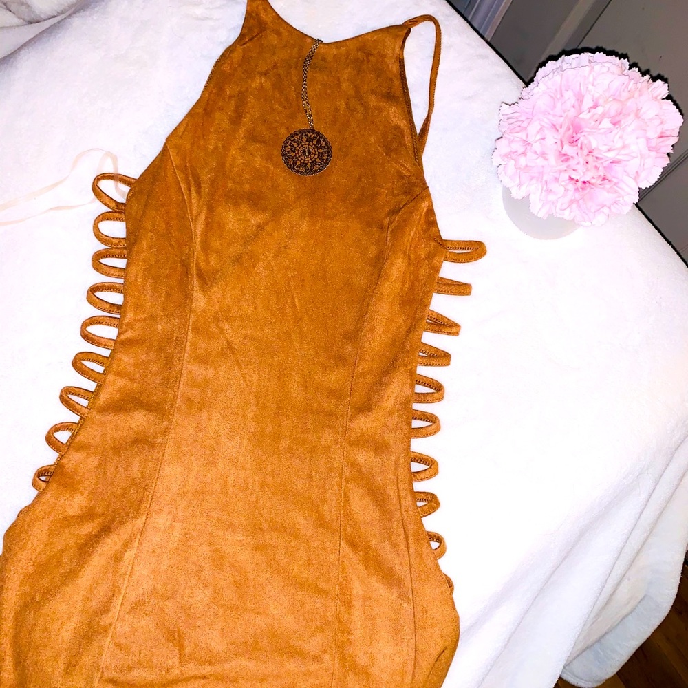 Sexy brown dress